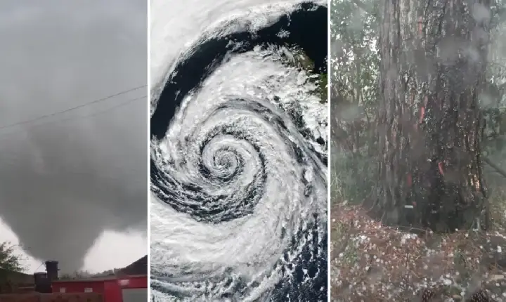 Alerta, aulas suspensas e tornado: veja impactos de ciclone-bomba pelo país
