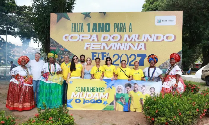 Bahia dá início à contagem regressiva para a Copa do Mundo FIFA de Futebol Feminino 2027