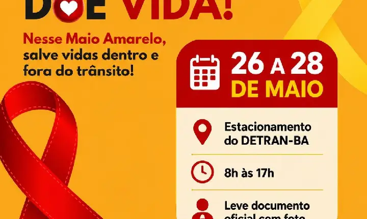 Campanha de doação de sangue tem início nesta terça (26) e vai até a quinta (28) na sede do departamento, no CAB