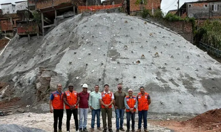Defesa Civil intensifica prevenção em Cajazeiras com vistoria em obra que vai proteger cerca de 300 famílias