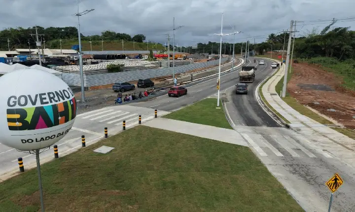 Duplicação da Estrada do Derba amplia mobilidade e integra Salvador ao futuro sistema do VLT