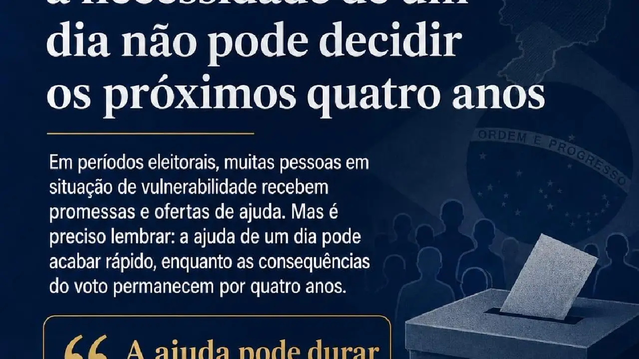 Eleições 2026: a necessidade de um dia não pode decidir os próximos quatro anos