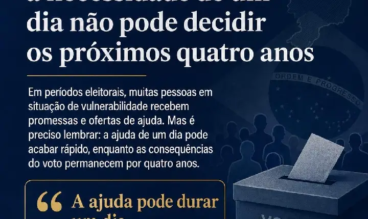 Eleições 2026: a necessidade de um dia não pode decidir os próximos quatro anos
