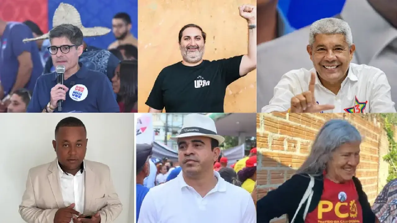Eleições 2026: Veja a agenda dos candidatos ao governo da Bahia nesta segunda-feira (24)