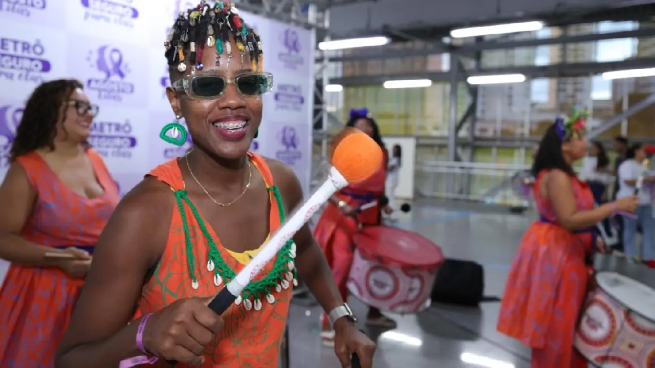 Estado da Bahia lança campanha Agosto Lilás com Vagão das Mulheres no metrô de Salvador