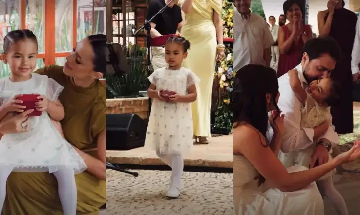 Filha de Neymar e Biancardi é daminha em casamento da tia e encanta web