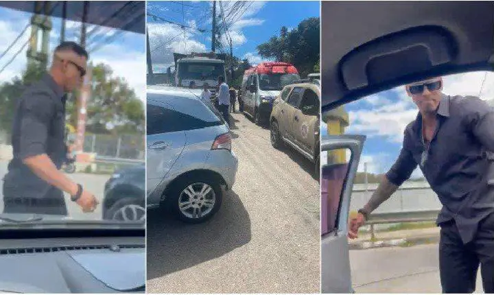 Homem é baleado por suposto policial civil após se envolver em acidente na Avenida São Rafael