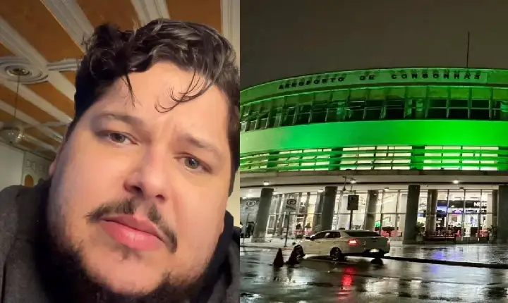 Influencer presenciou morte de mulher que caiu em desembarque em Congonhas