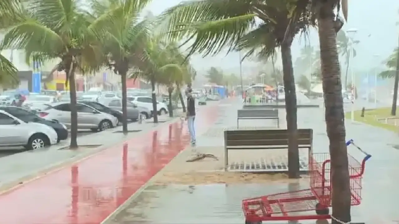 Inmet emite alerta de vendaval para 199 cidades da Bahia; Salvador está entre as áreas sob risco