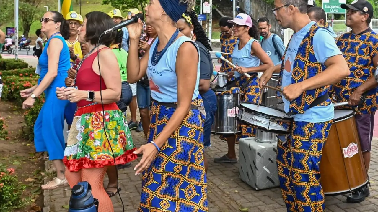 No Dique do Tororó, Banda CAPS destaca música como ferramenta de cuidado e saúde mental