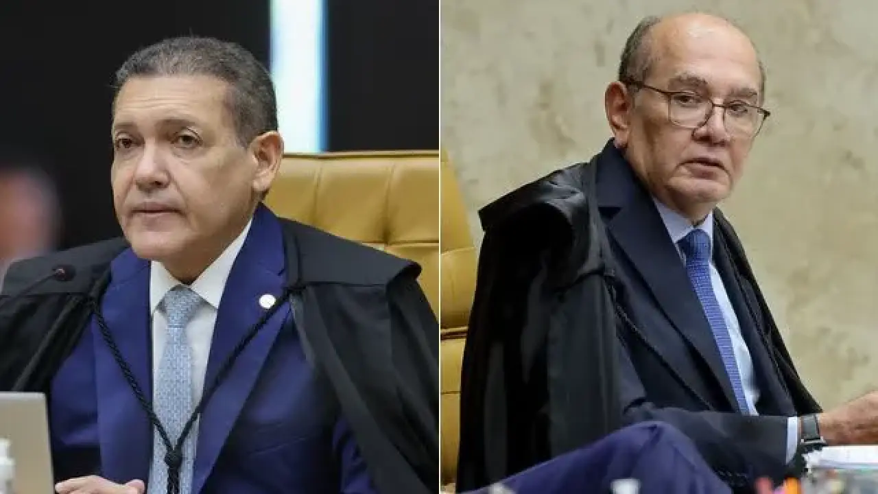 Nunes Marques bloqueia Gilmar Mendes no WhatsApp após desentendimento