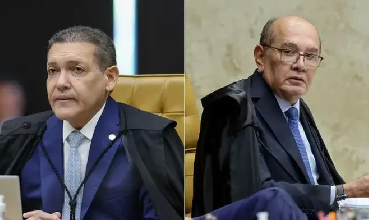 Nunes Marques bloqueia Gilmar Mendes no WhatsApp após desentendimento