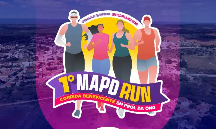 ONG MAPD realiza 1º MAPD RUN em Presidente Dutra para fortalecer mães atípicas e promover inclusão