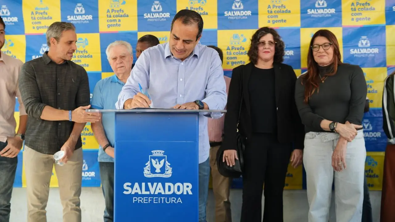 Prefeitura de Salvador inicia obras de requalificação do calçadão da Avenida Contorno