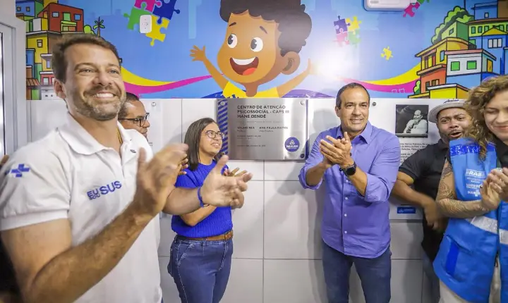 Prefeitura entrega Caps Infantojuvenil Mané Dendê com capacidade para mais de 5 mil atendimentos mensais no Subúrbio