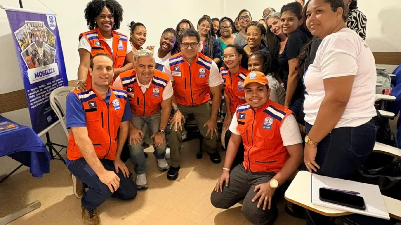 Projeto Mobiliza capacita voluntários para prevenção de desastres em Salvador