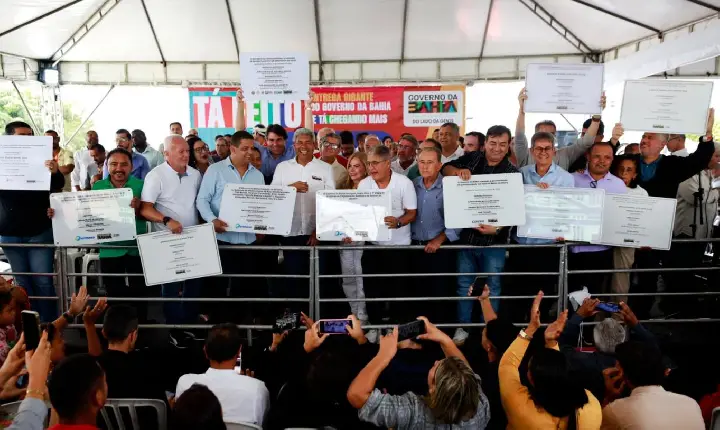 Senhor do Bonfim recebe pacote de investimentos em infraestrutura, saneamento e agricultura familiar