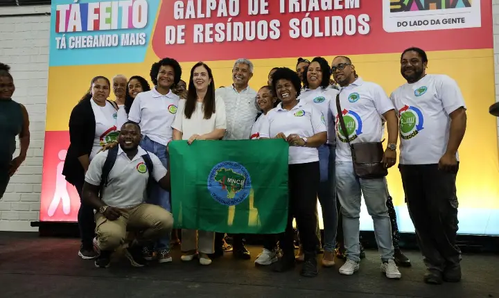 Unidade de triagem para cooperativas de reciclagem amplia inclusão produtiva e fortalece agenda ambiental na Bahia