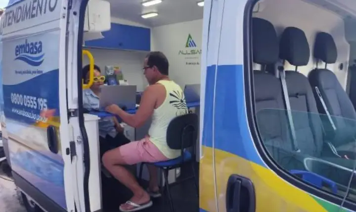 Unidade móvel da Embasa estará no Bonfim até esta quinta-feira (30)