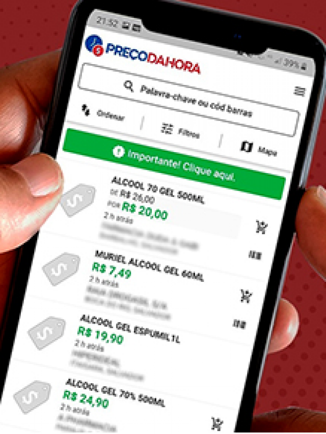 Usuário do Preço da Hora Bahia pode fazer listas de compras no app com até 40 itens, incluindo os juninos