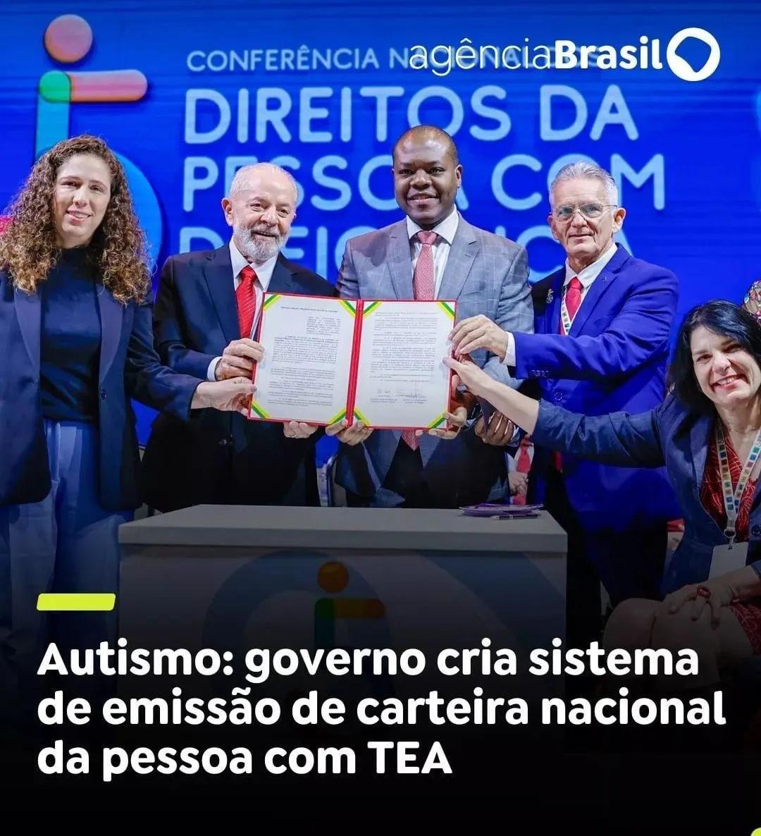 Governo cria sistema de emissão de carteira nacional da pessoa com TEA