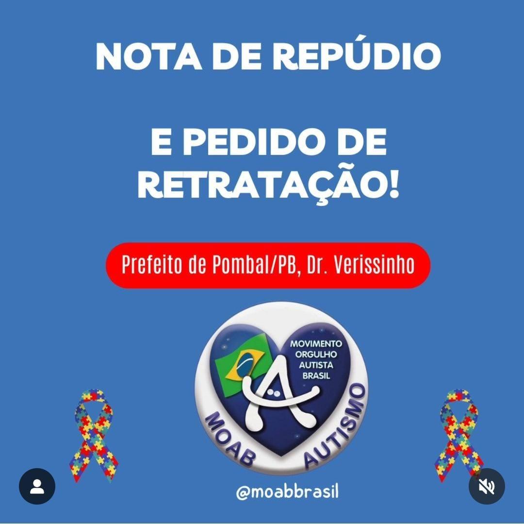Nota de Repúdio e Pedido de Retratação