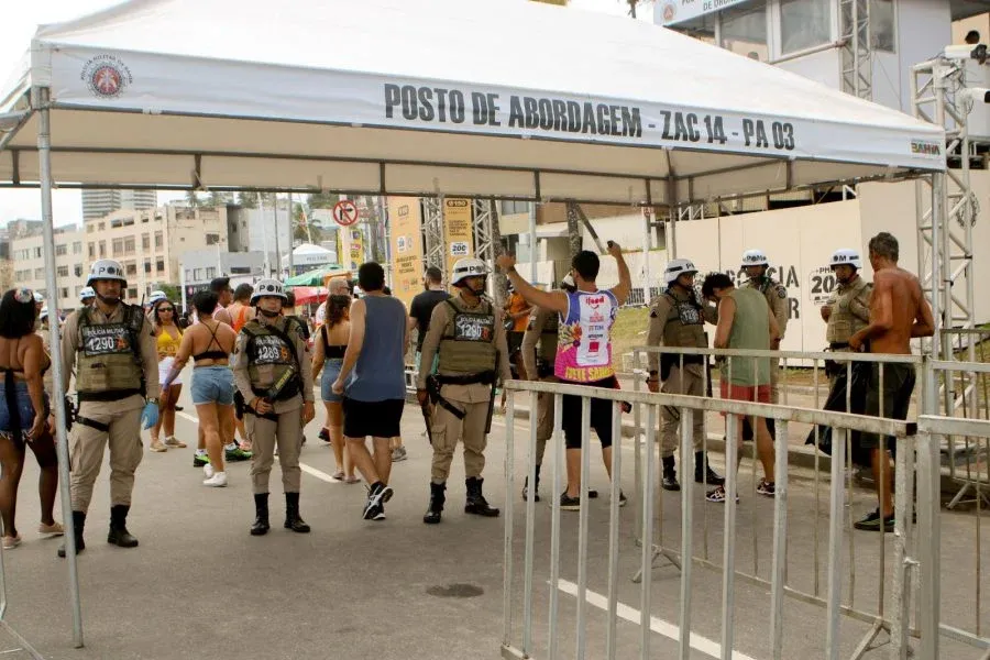 Ações da PM se destacam no terceiro dia do Carnaval de Salvador