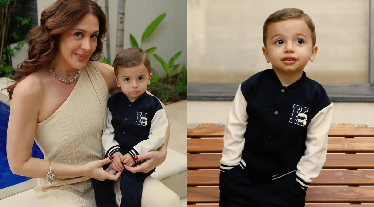 Claudia Raia mostra filho caçula nas redes sociais e web reage