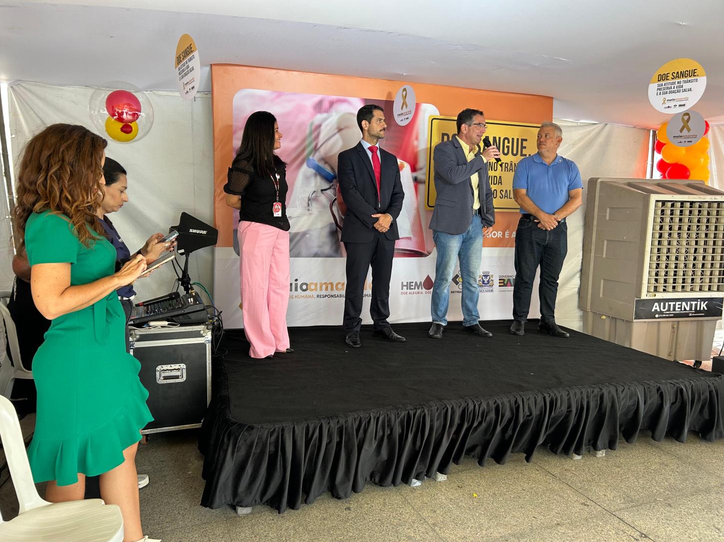 Governo do Estado segue o Maio Amarelo com ação transversal de doação de sangue, blitzes educativas e encontro de gestores