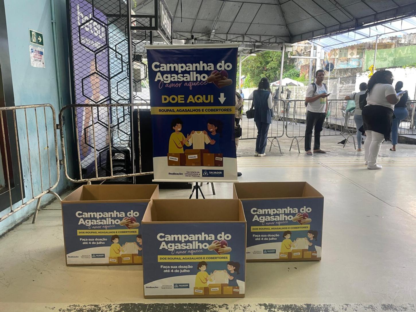 Campanha do Agasalho ganha novo ponto de arrecadação até a próxima terça (1º)
