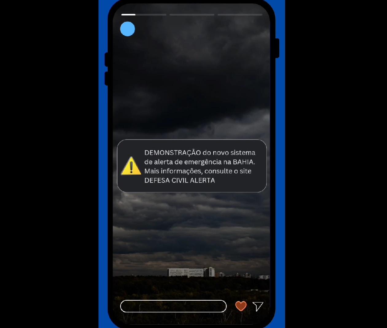 Codesal aciona evento-teste do sistema Defesa Civil Alerta e envia alerta a todos os celulares de Salvador