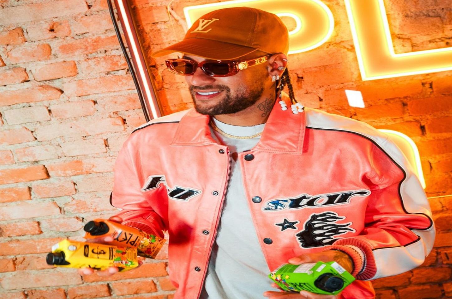 Neymar estrela lançamento da própria linha de bebidas: 