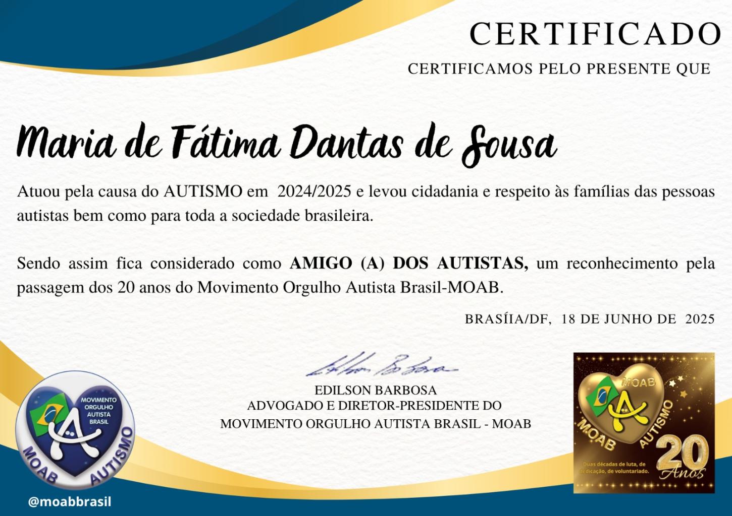 Obrigado por estar conosco nessa luta diária que é nosso tempo como voluntários. GRATIDÃO!