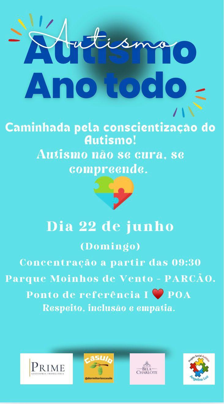 RELEASE PARA IMPRENSA Caminhada do Orgulho Autista 2025 acontece dia 22 de junho no Parcão, em Porto Alegre