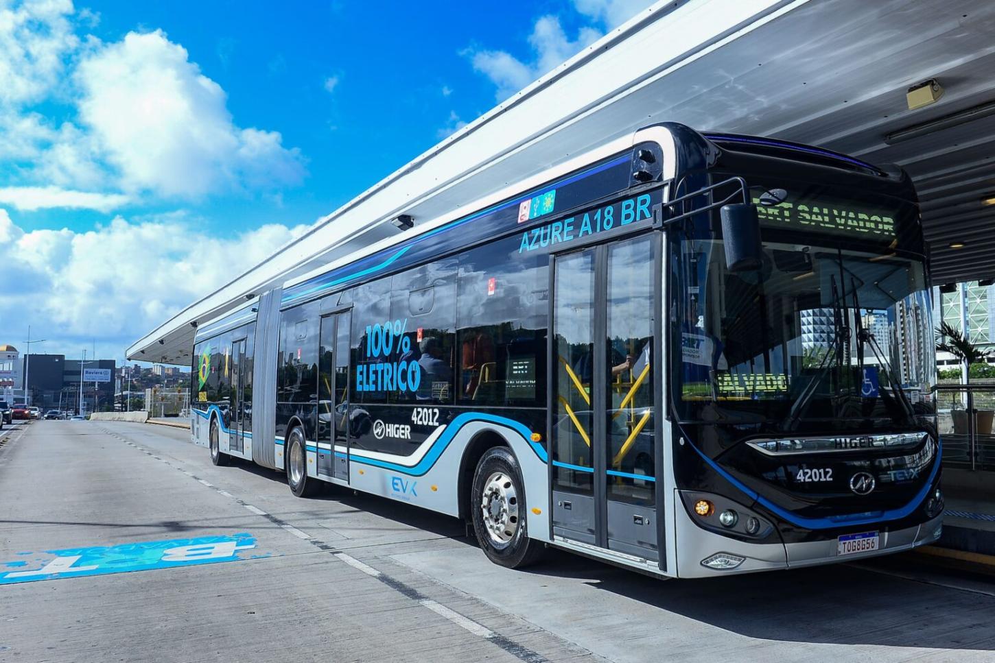Testes com ônibus elétricos ajudam Salvador a avançar na mobilidade limpa