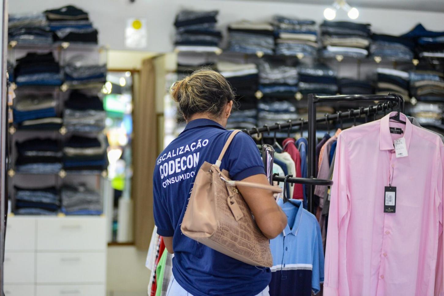Codecon inicia Operação do Dia dos Pais com fiscalização em lojas e shoppings no centro da cidade