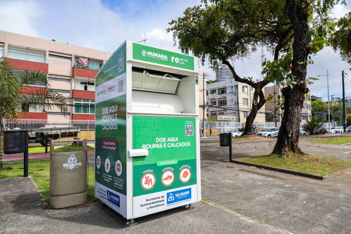 Parceria entre Prefeitura e ONG Humana Brasil viabiliza instalação de mais 20 novos pontos de coleta de roupas