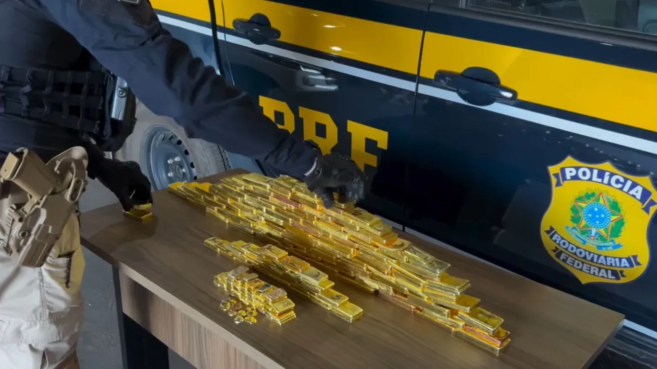 PRF fez duas maiores apreensões de ouro da história em menos de 48 horas