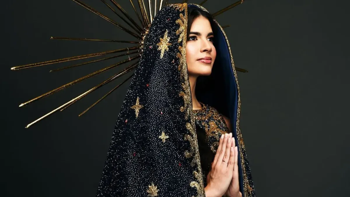 Miss Universo 2025: brasileira usa traje de Nossa Senhora Aparecida