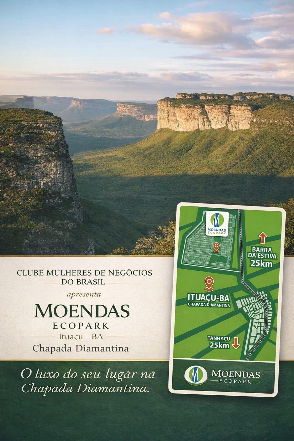 Clube Mulheres de Negócios do Brasil firma parceria com o Moendas Ecopark na Chapada Diamantina