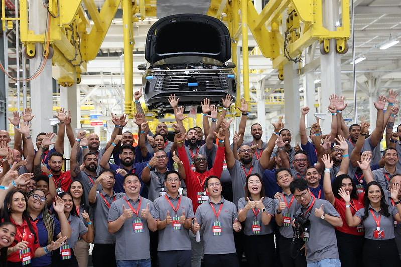 BYD vai gerar cerca de 10 mil empregos e produzir 300 mil veículos por ano em Camaçari