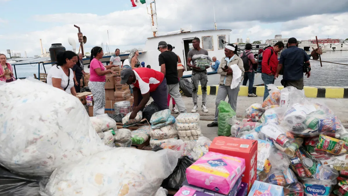 Dois barcos com ajuda humanitária para Cuba estão desaparecidos, diz México