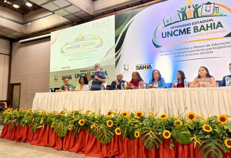SEC debate planejamento decenal na Educação no 28° Encontro dos Conselhos de Educação da UNCME Bahia