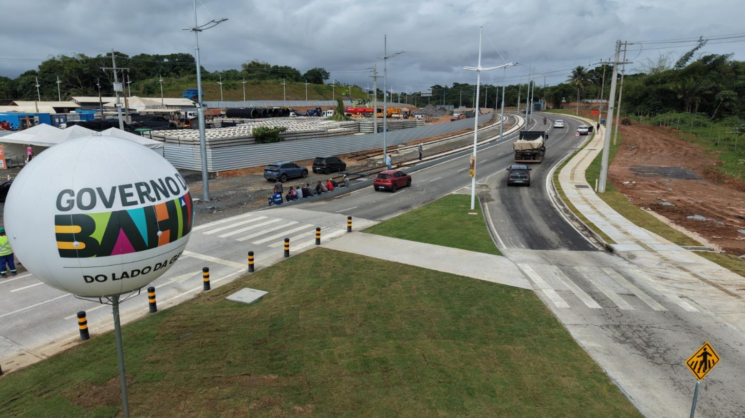 Duplicação da Estrada do Derba amplia mobilidade e integra Salvador ao futuro sistema do VLT