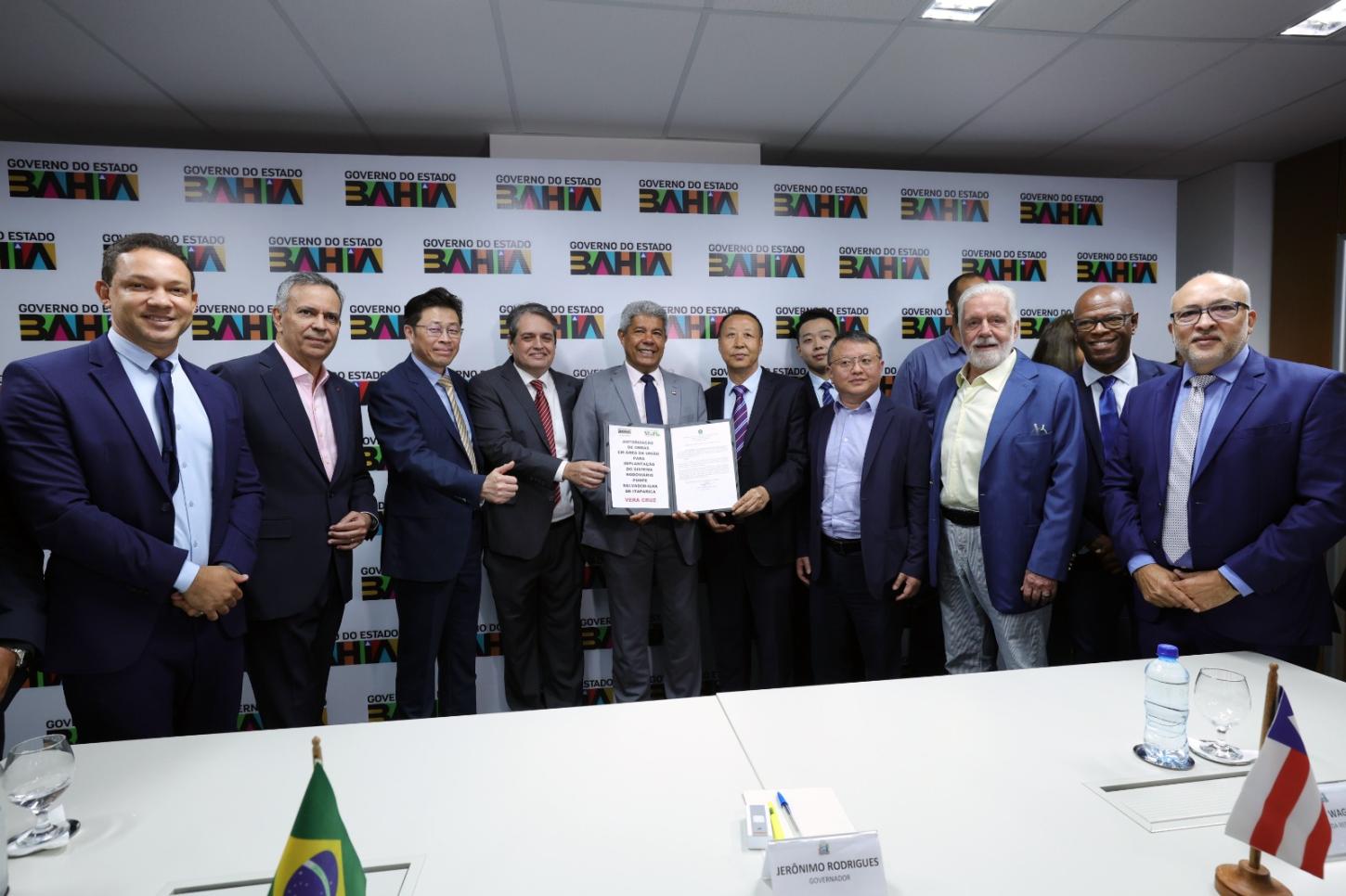 “Marco histórico para o estado”, diz Jerônimo Rodrigues ao autorizar início das obras em terra da Ponte Salvador–Itaparica