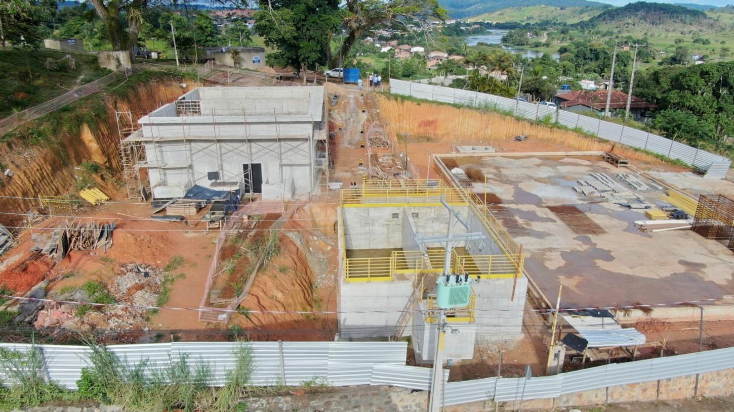 Obras de ampliação do abastecimento de água de Ipiaú alcançam 60% de execução