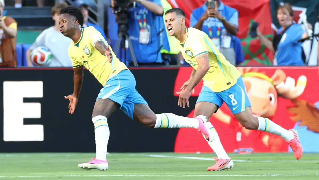 Vini Jr. marca golaço, mas Brasil só empata com Marrocos na estreia da Copa