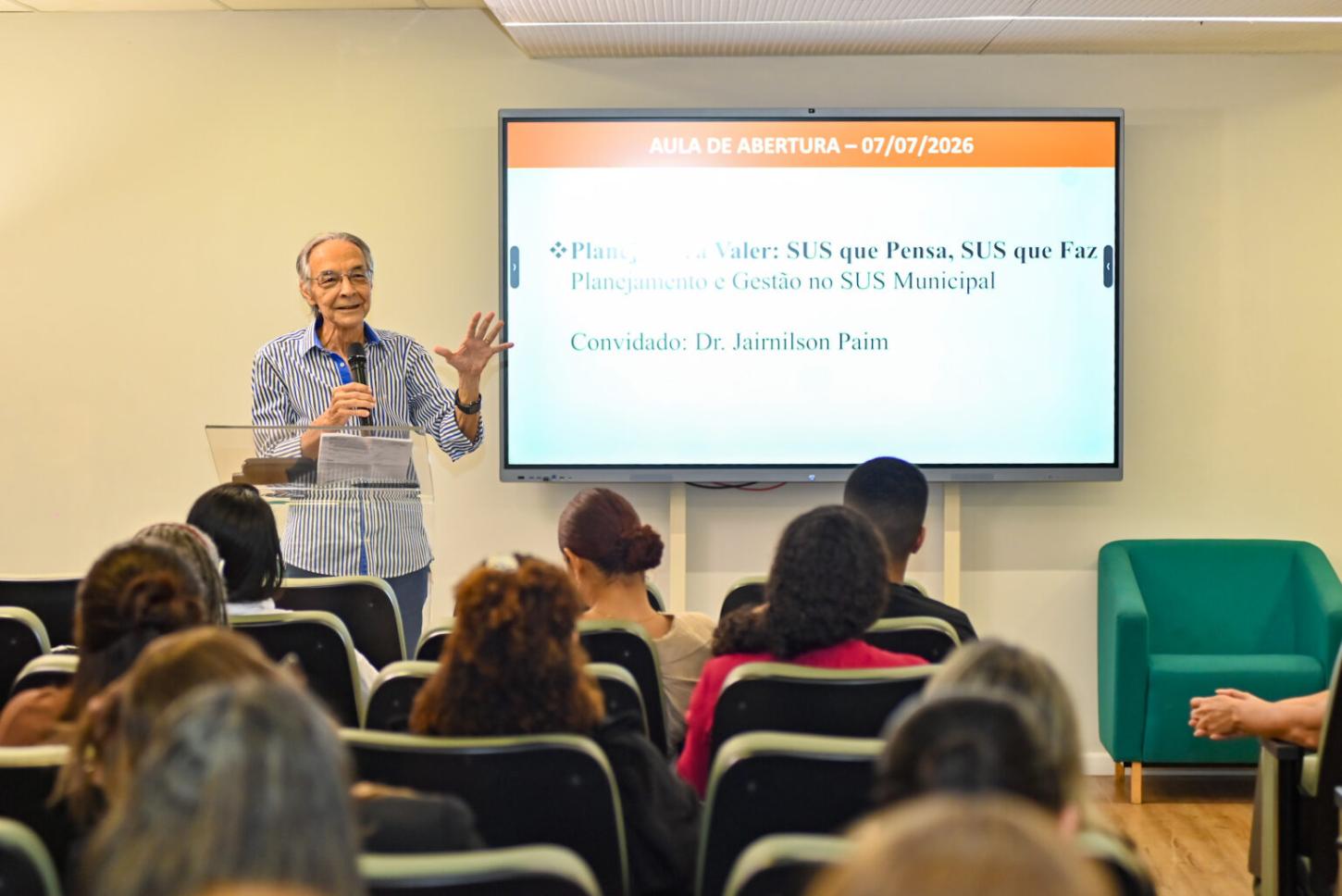 Escola de Saúde Pública inicia curso para qualificação de gestores da rede municipal de saúde