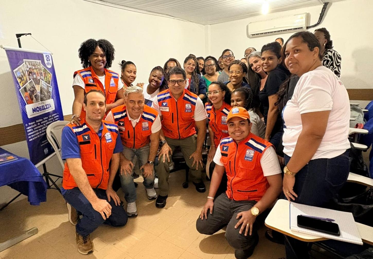 Projeto Mobiliza capacita voluntários para prevenção de desastres em Salvador