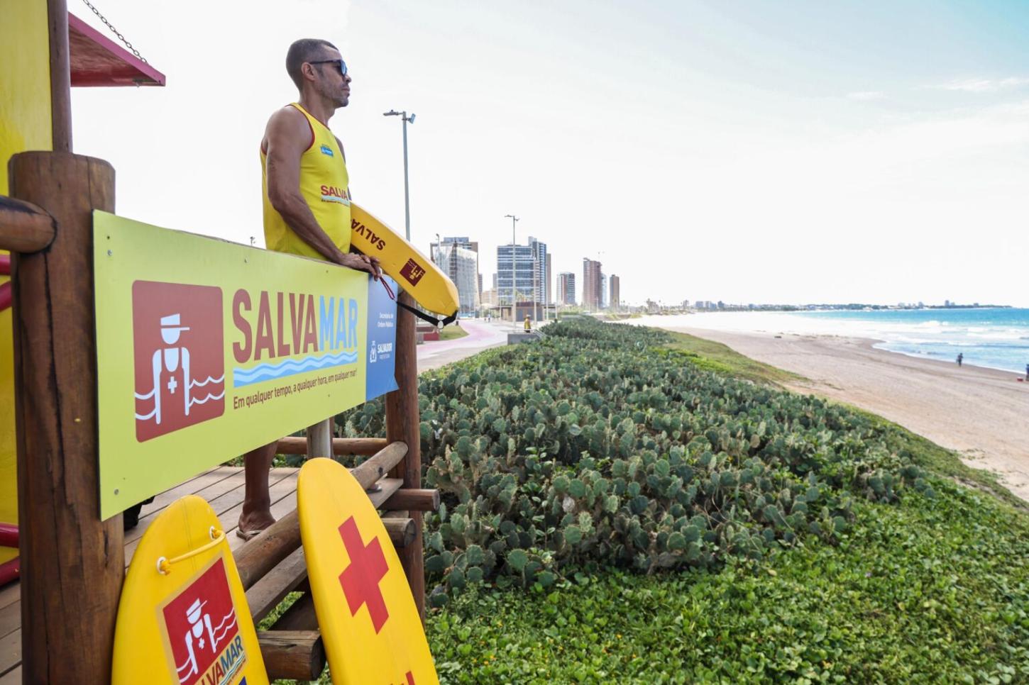 Salvamar intensifica capacitação de salva-vidas durante a baixa estação